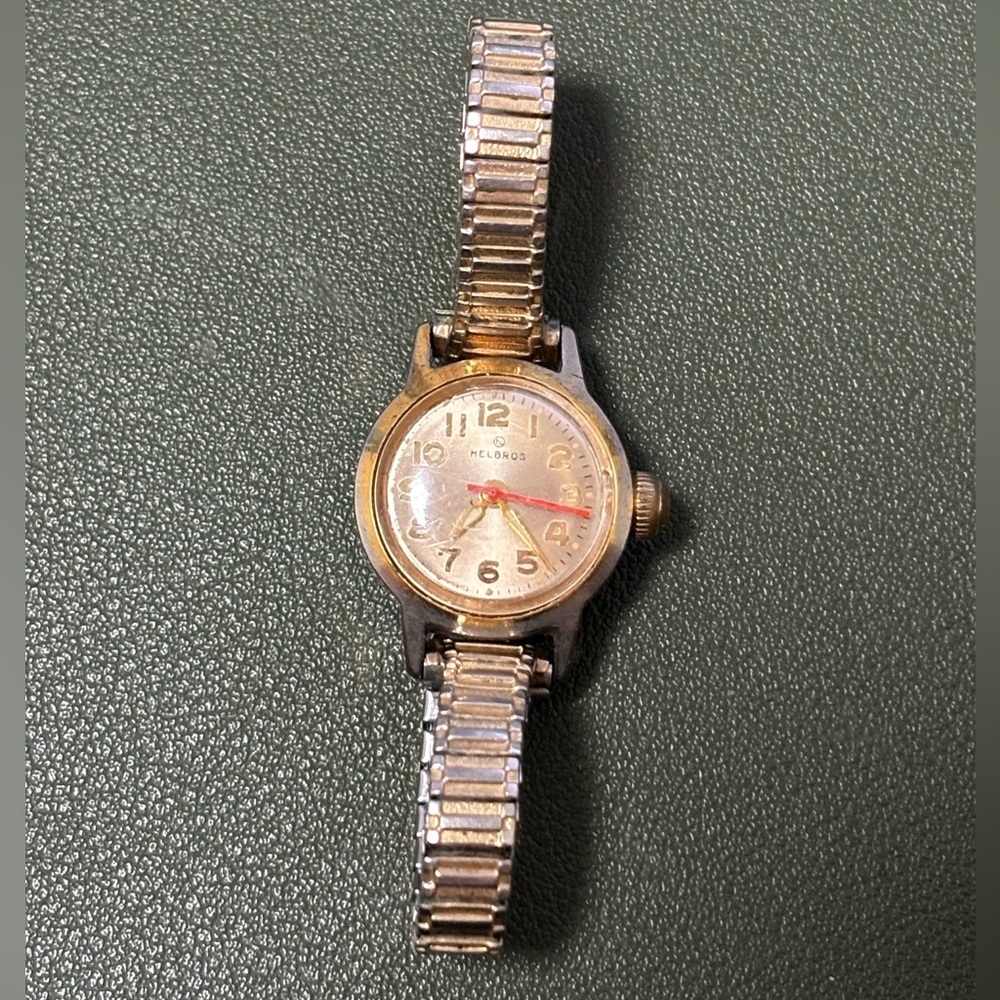 Gold and Silver Helbros Watch